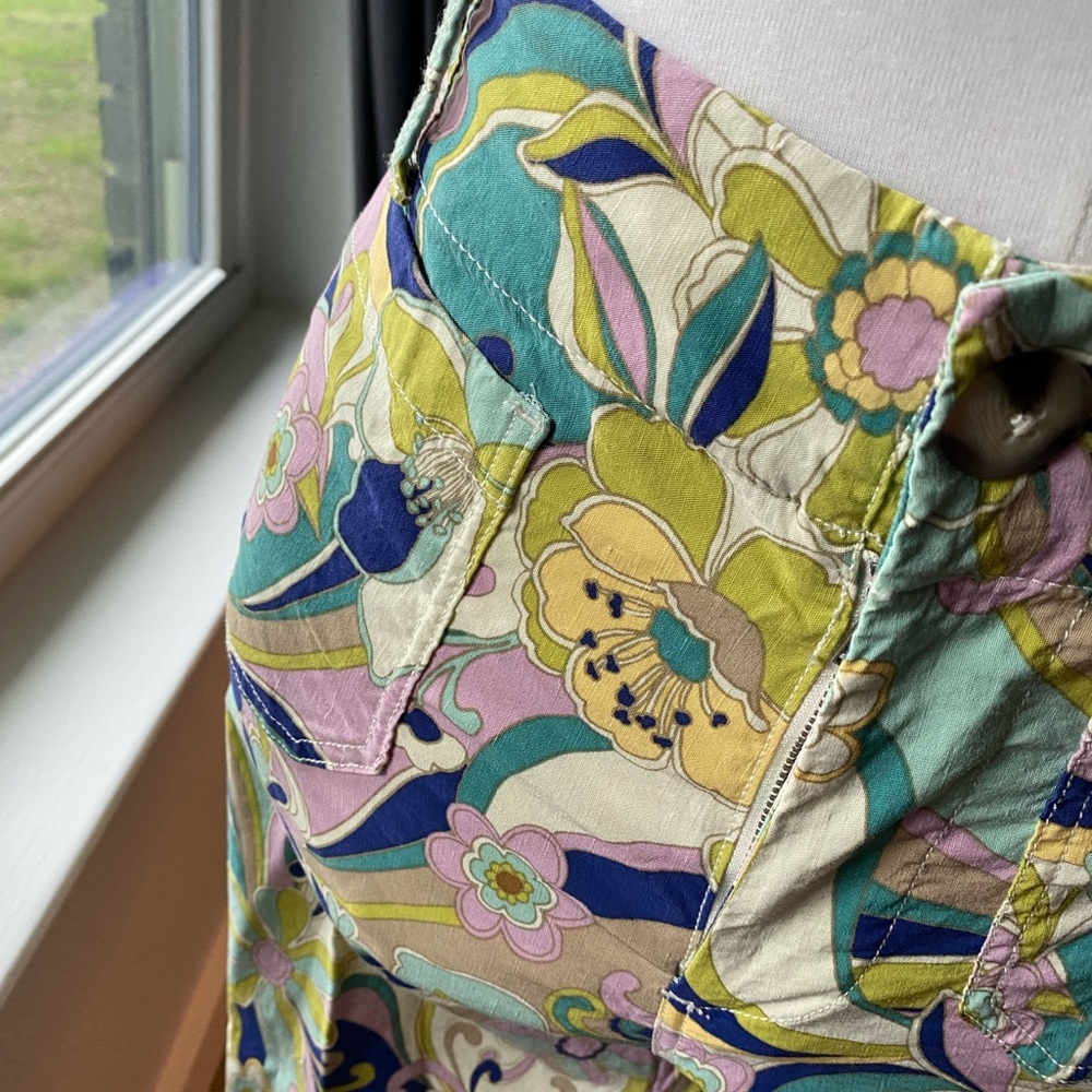 Maeve Colette cropped wide leg pant